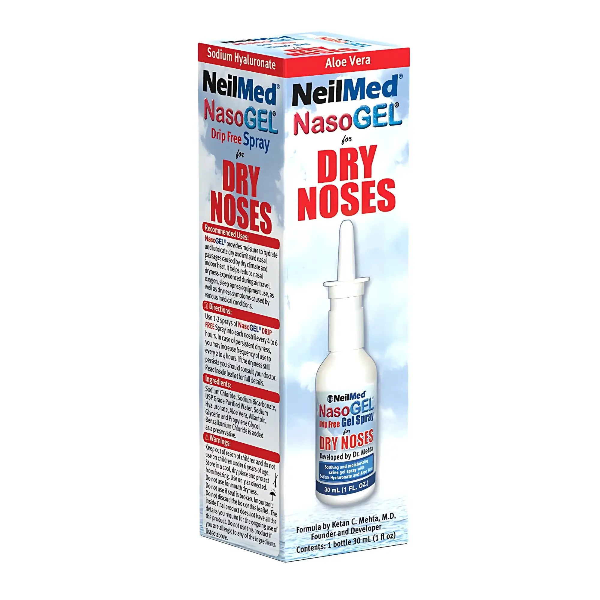 NeilMed NasoGEL Moisturizing Nasal Gel Spray